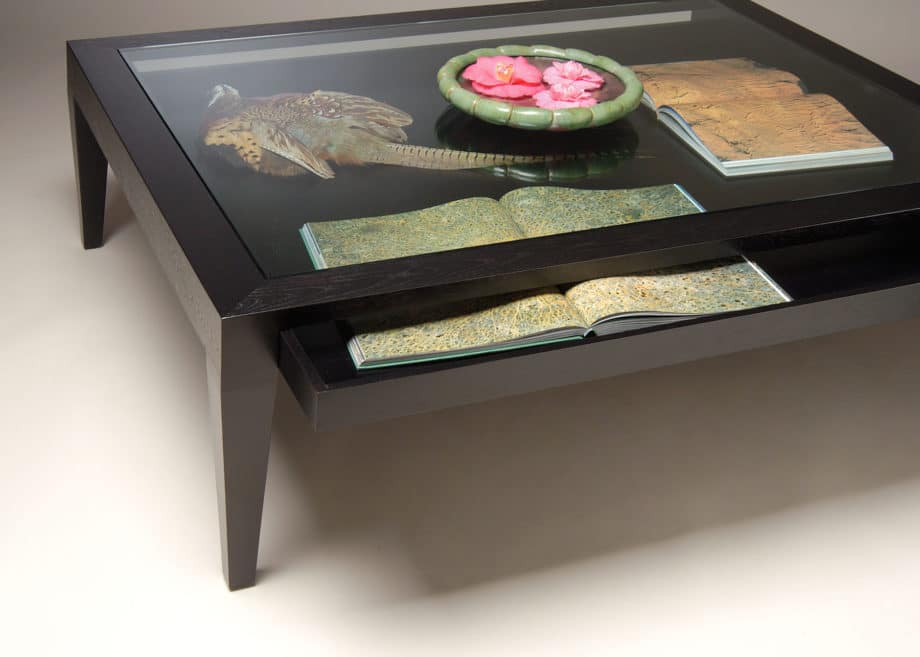 Gregory Hay Designs Glass Top Coffee Table