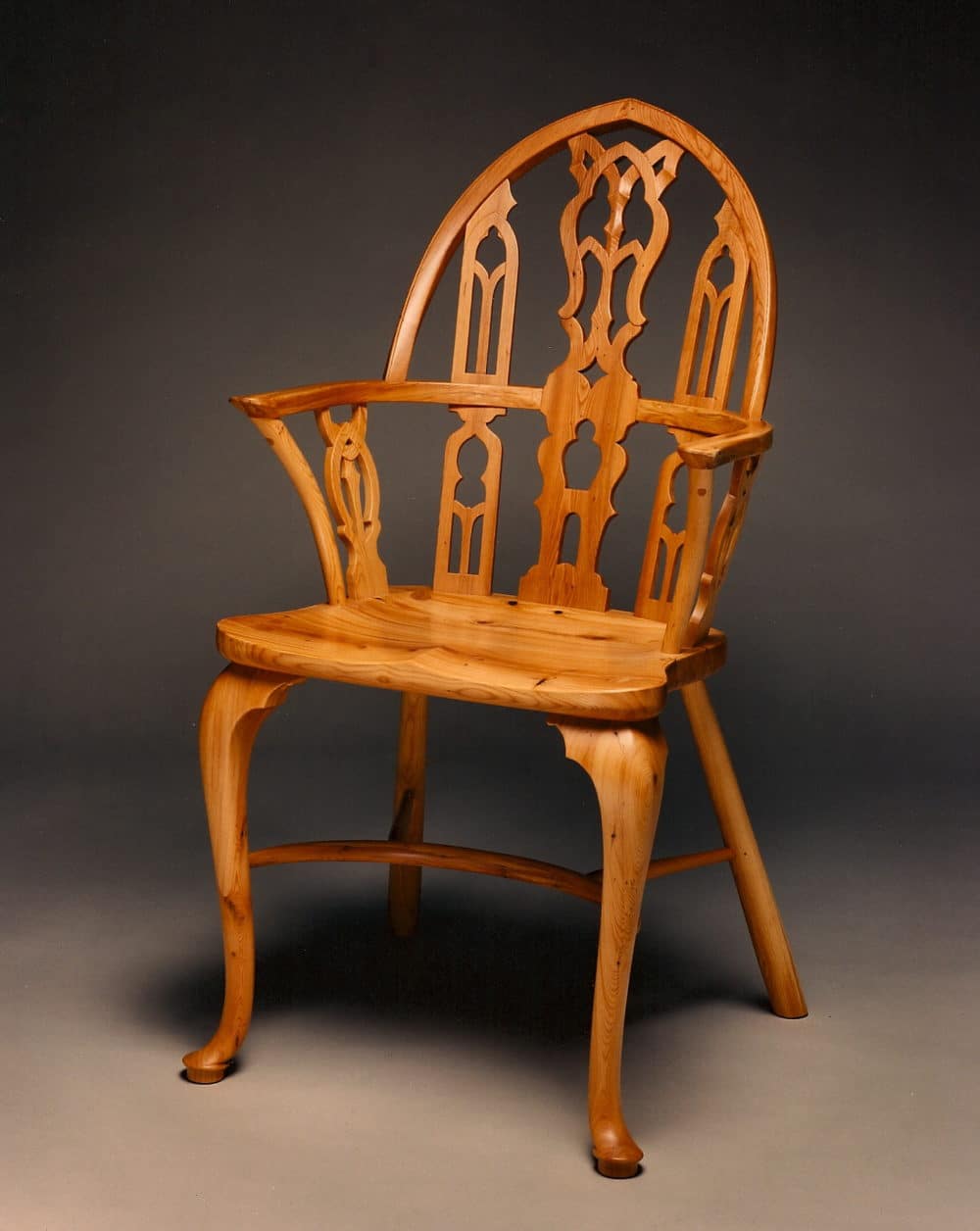 Gregory Hay Designs Gothic Windsor Chair in Yew