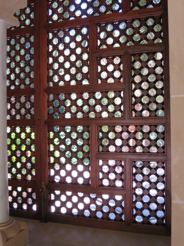 Gregory Hay Designs Moorish Shutters in Mahogany